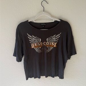 Originality Black Winged Tee